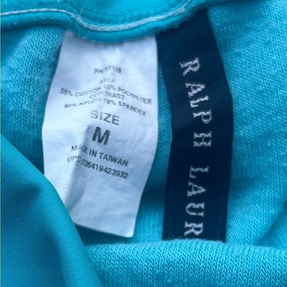 Ralph Lauren Aqua Blue Swimsuit Bathing Suit Cover Up Skirt Medium - Picture 5 of 6